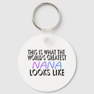 This Is What The World's Greatest Nana (2) Key Ring