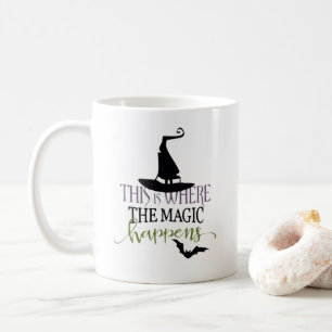 This Is Where the Magic Happens Halloween Coffee Mug