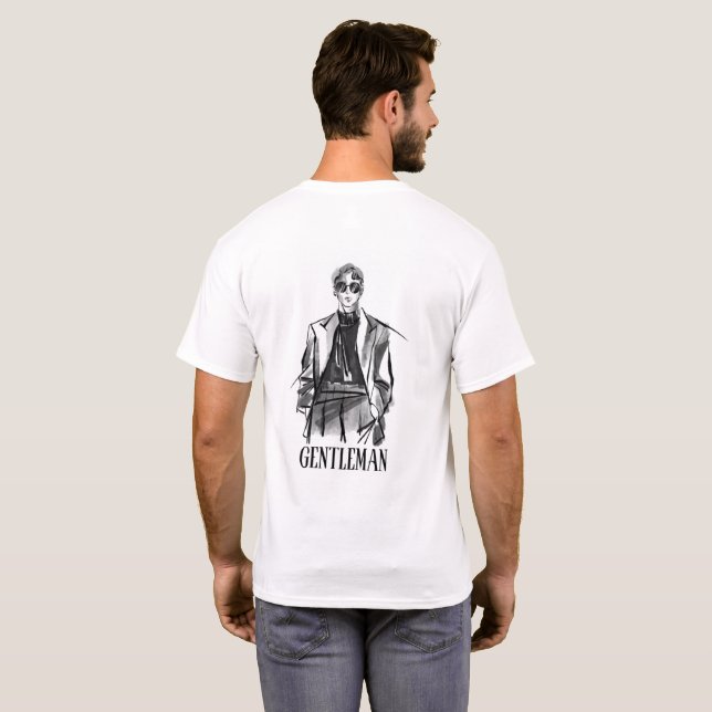 this is white shirt for men's  (Back Full)
