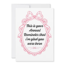 This is your annual reminder that im glad you were