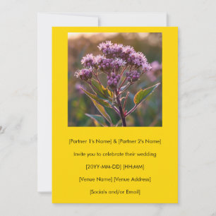 This Is Your Fall Joe-Pye Weed  Invitation