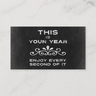 This Is Your Year Business Card
