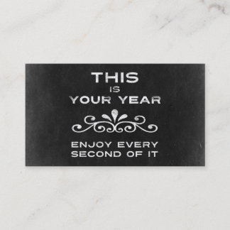 This Is Your Year Business Card