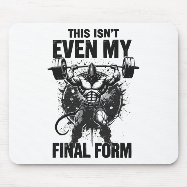 This Isn't Even My Final Form Gym Beast Bodybuildi Mouse Mat (Front)