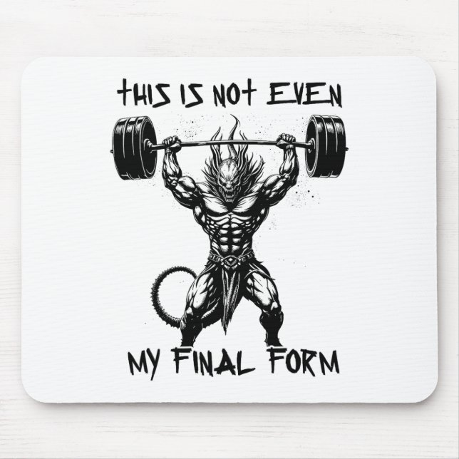 This Isn't Even My Final Form Gym Beast Bodybuildi Mouse Mat (Front)