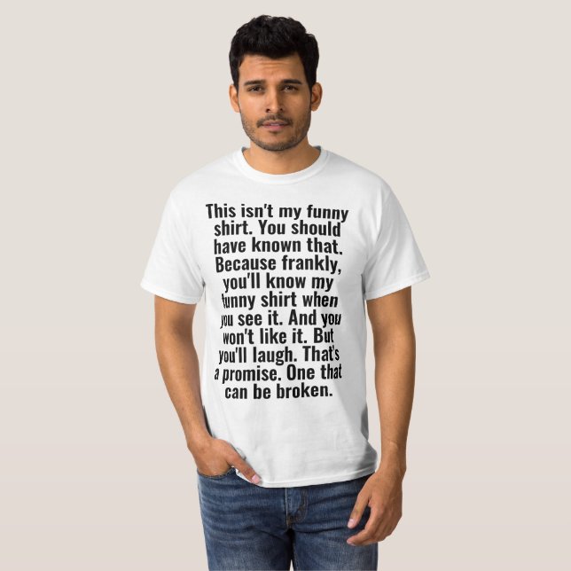 this isn't my funny shirt (Front Full)