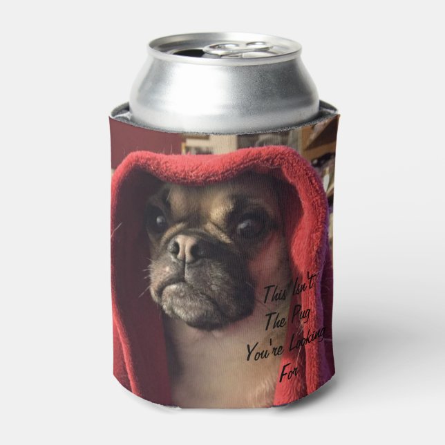This Isn't The Pug You're Looking For Can Cooler (Can Front)