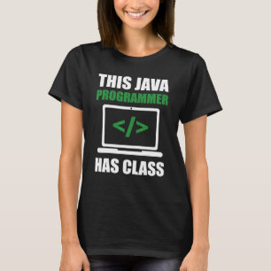 This Java Programmer has Class Programming Coding T-Shirt
