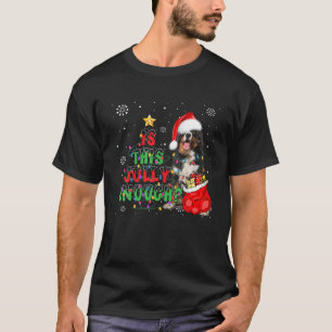 This Jolly Enough Bernese Mountain Dog Merry Chris T-Shirt