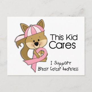 This Kid Cares Breast Cancer Awareness Postcard