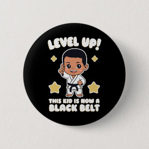 This Kid Is Now A Black Belt Karate Hapkido Award  6 Cm Round Badge