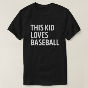 This Kid Loves Baseball Player T-Shirt