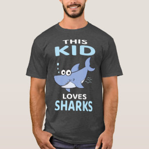 This Kid Loves Sharks I Shark Fish I Kids Shark 86 T-Shirt