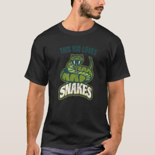 This Kid Loves Snakes Snake Quote Viper Graphic 1 T-Shirt