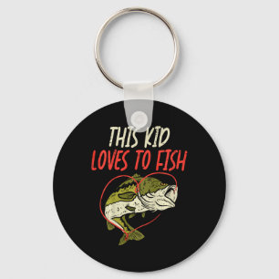 This Kid Loves To Fish Byb Fishing Family Matching Key Ring