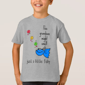 This kid might be (smell) Just a little fishy blue T-Shirt