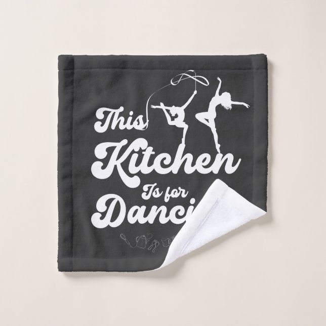 This Kitchen is for Dancing Wash Cloth (Wash Cloth)