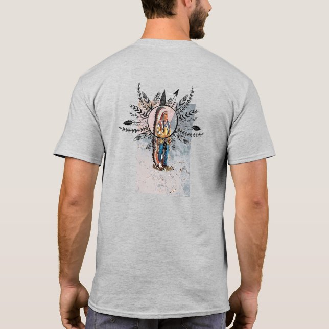 “This Land is My Land” Men's Basic T-Shirt (Back)