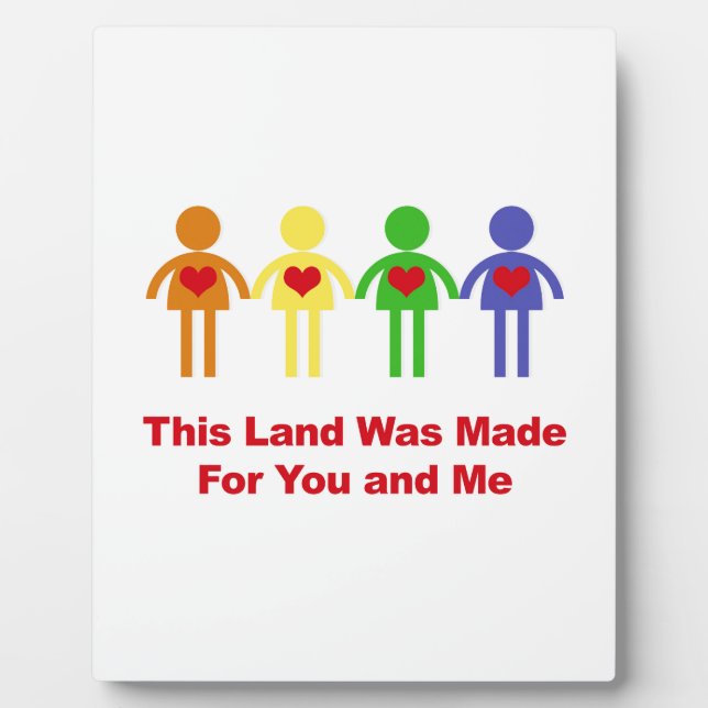 This Land Was Made for You and Me Plaque (Front)