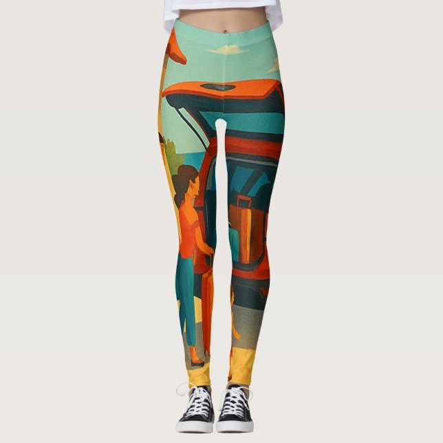 This leggings show your style and happiness  (Front)