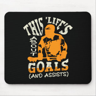This Life's About Goals (and Ists) For A Lacrosse Mouse Mat