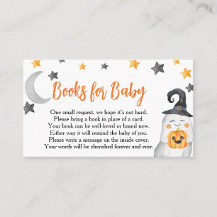 this Little Boo Baby Shower Books for Baby Business Card