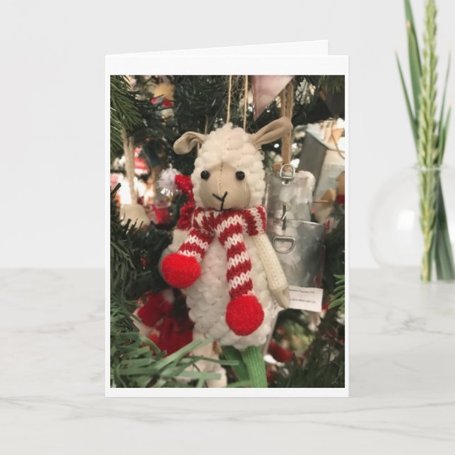 THIS LITTLE GUY WANTS TO SAY *MERRY CHRISTMAS* HOLIDAY CARD (Front)