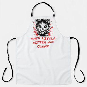 This Little Kitten Has Claws Apron