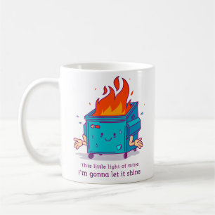 This Little Light: Dumpster Fire Design Coffee Mug