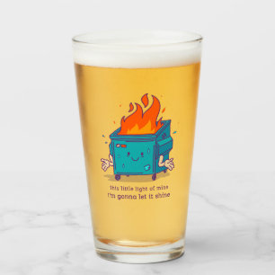This Little Light: Dumpster Fire Pint Glass