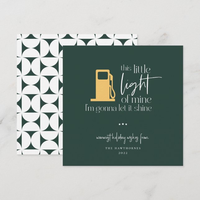 This Little Light Funny Gas Light Christmas (Front/Back)