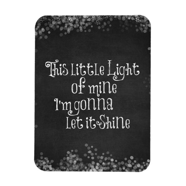 This Little Light of Mine Gonna Let it Shine Magnet (Vertical)