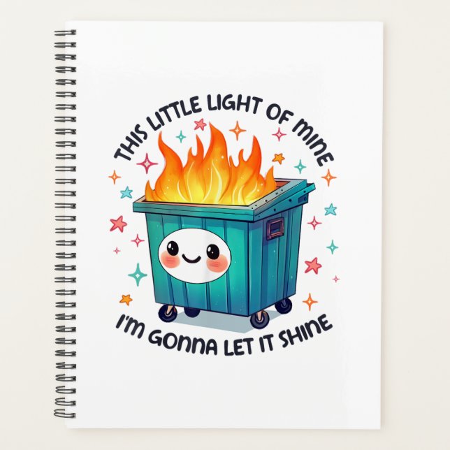 This Little Light of Mine I'm Gonna Let It Shine Planner (Front)