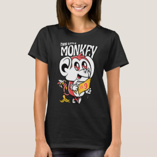 This Little Monkey Is 9 Years Old Monkey 9th Birth T-Shirt