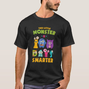 This Little Monster is 100 Days Smarter School Kid T-Shirt