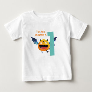 This little monster is One Baby T-Shirt