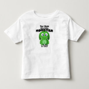 This Little Monster is Two! Toddler T-Shirt