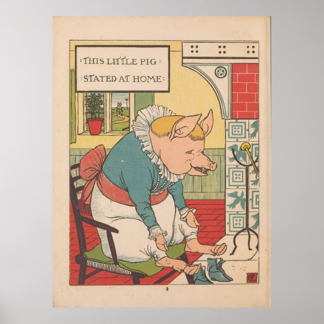  - This little pig stayed at home  Poster (Front)