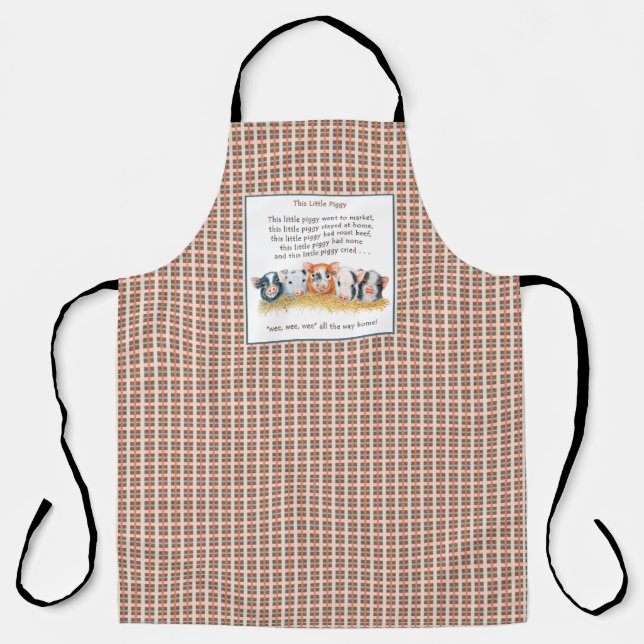 This Little Piggy Apron (Front)