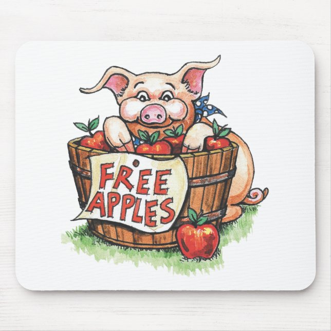 This Little Piggy Mouse Mat (Front)