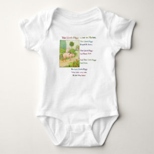 THIS LITTLE PIGGY - Rhymes for Children Baby Bodysuit