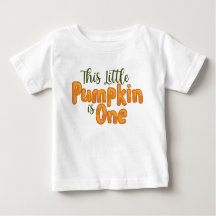 This little Pumpkin is One