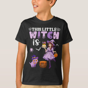 This little witch is 12 years old birthday T-Shirt