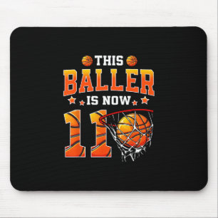 This Ller Is Now 11 Sketll Kids Boys 11th Birthday Mouse Mat