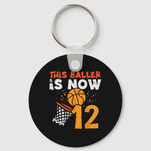 This Ller Is Now 12 Sketll 12th Birthday Bday Boys Key Ring