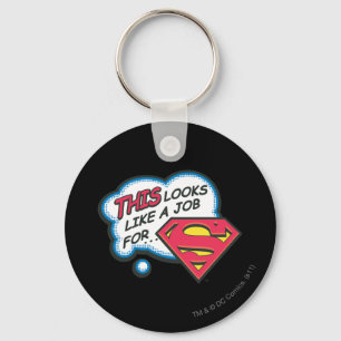 This Looks Like a Job for Superman Key Ring