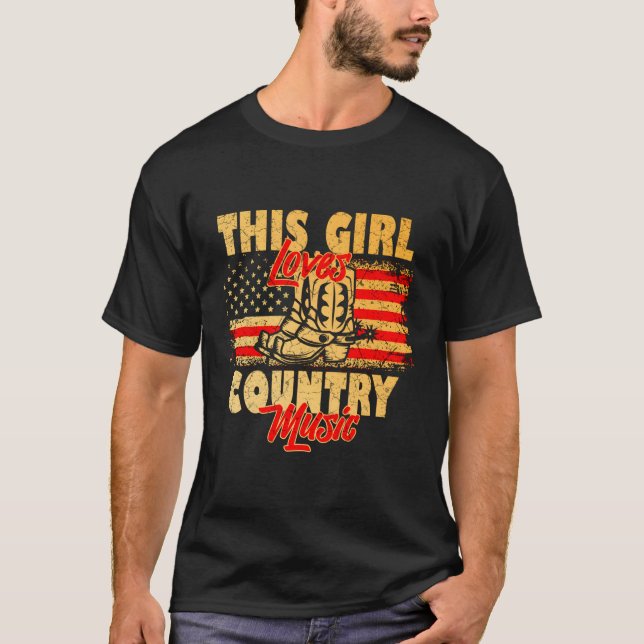 This Loves Country Music T-Shirt (Front)