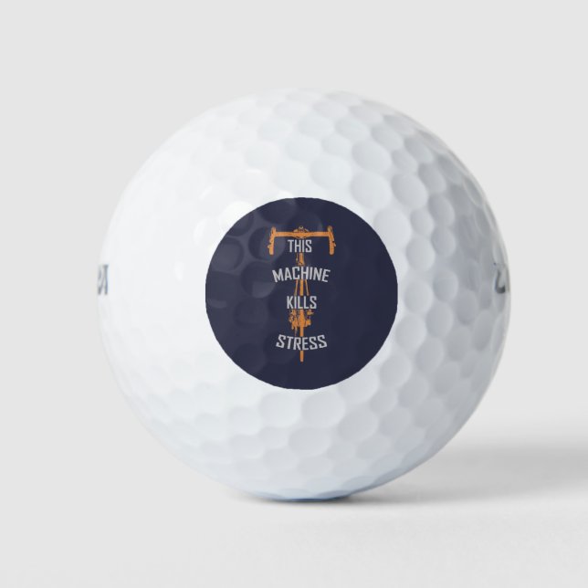 this machine kills stress golf balls (Front)
