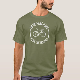 This Machine Runs On Veggies Bicycle T-Shirt
