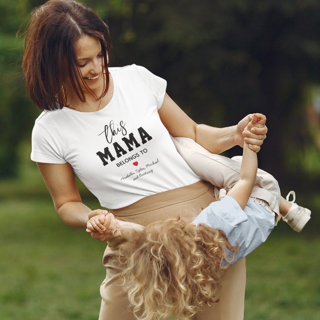 This Mama Belongs To Mum T-Shirt (Creator Uploaded)